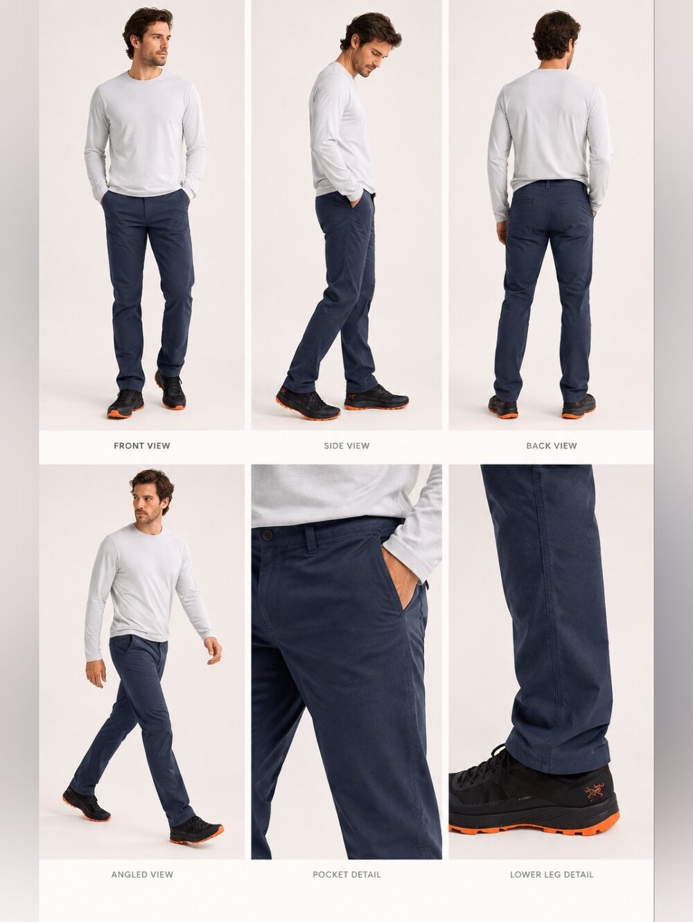 Arc'teryx Men's Dark Navy Straight Pants (Levon)